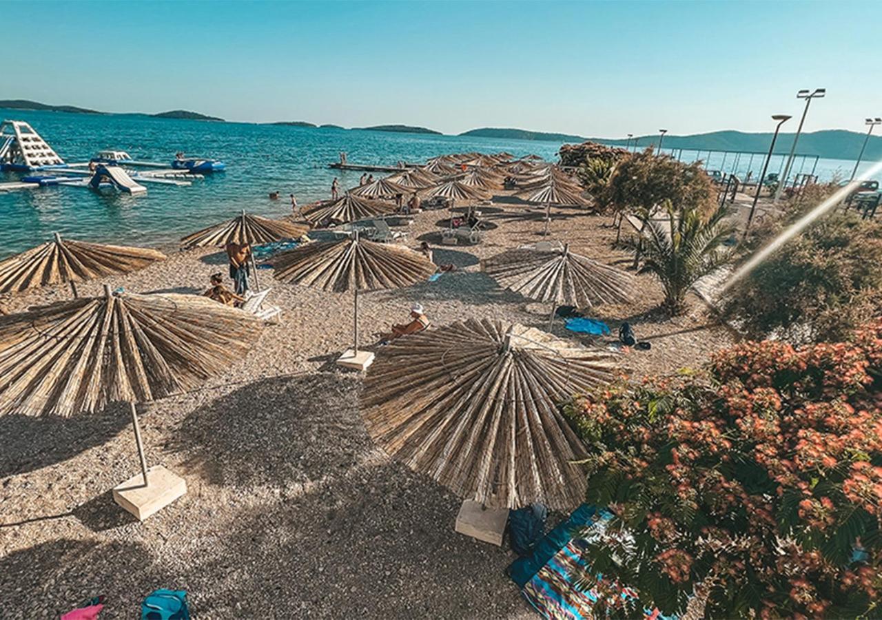 Luxury Beach Apartment W Sunset Sea Views Sibenik Exterior photo