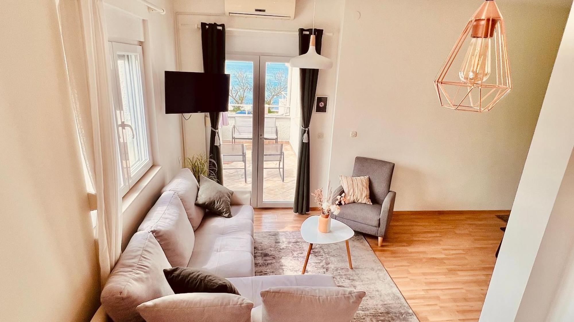 Luxury Beach Apartment W Sunset Sea Views Sibenik Exterior photo